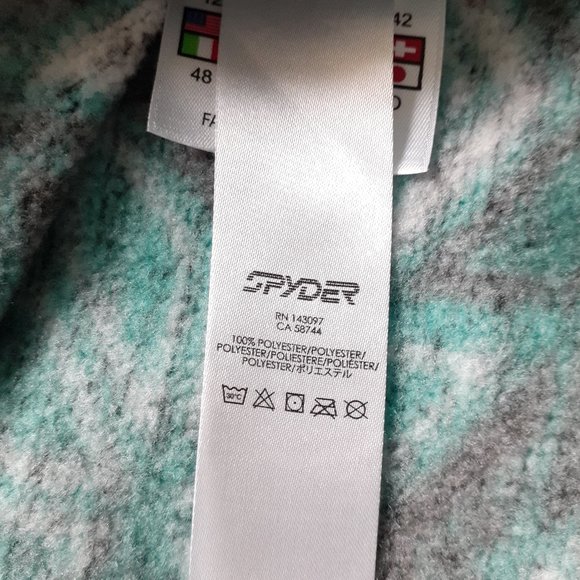 Spyder Women's Alpine Chic Sweater Green Size 12 - Picture 8 of 10
